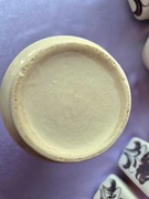 Stara patera szklana na nodze - Huta Hortensja.