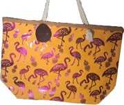 TORBA plażowa, flamingi, duża, mocna 