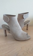 Buty damskie botki na obcasie odkryte palce NOWE   r. 37