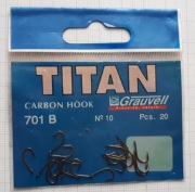 Haczyki Grauvell nr 10 oksydowane 20 sztuk wyprzedaż ( 12 groszy za haczyk)