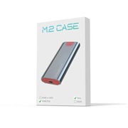 Obudowa dysku SSD M.2 NVME PCIE 10 Gb/s  USB3.1 C zewnętrzna aluminium