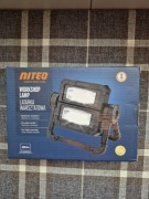 Niteo lampa warsztatowa Nowa poręczna praktyczna dwa światła baterie