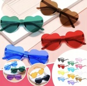 Nowe! Okulary serca 10 sztuk zestaw komplet serce 