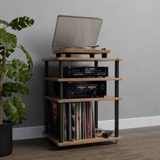 Stolik audio regał hifi na gramofon stojak na winyle