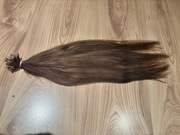 Włosy przedłużane na keratynie 