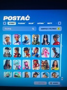 Konto fortnite 101 skinow 125 kilofow lotnia travis kilof harley i catwoman