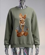 Megi super jakość bluza królik 48 50 łańcuch L/XL oversize