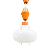 Lampa wisząca, Kamenický Šenov, Czechosłowacja, lata 50.