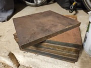 Gruba płyta blacha stalowa formatka 20x300x300 mm 14kg/szt