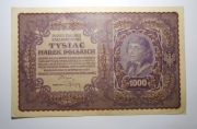 stary banknot 1000 Marek Polskich 1919