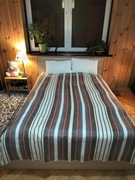 Piękny i ciepły pled/koc z wełną z alpaki