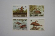 Bahamy Sw 673-76** drzewica karaibska - wwf