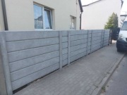 Ogrodzenie betonowe palisadowe Transport HDS