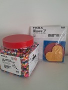 Koraliki do prasowania IKEA 700 g mocne kolory plastikowe