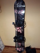 Deska snowbord damska plus buty Raven