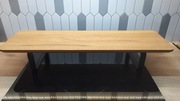 Podstawka na monitor z deski dębowej / Oak wood monitor stand