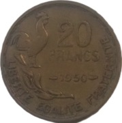 Francja 20 franków z 1950 roku - OBEJRZYJ MOJĄ OFERTĘ