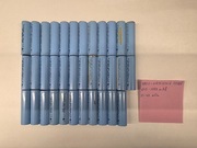 Pakiet 35 szt. testowanych ogniw 18650 CHY 1900 mAh Niebieskie