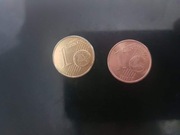 1 Eurocent 2004 j Unikatowa wersja Zòlta Niemcy