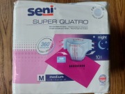 SENI Super Qatro pieluchomajtki rozmiar M 10 szt