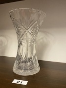 Kryształ wazon PRL VINTAGE RETRO