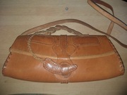 torebka  retro vintage oldschool PRL skóra kuferek