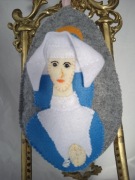 ZAWIESZKA "ŚW. KATARZYNA LABOURE" FILC HAND MADE