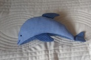 Maskotka - delfin ręcznie szyty