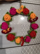 Ręcznie robiony stroik wiosenny 