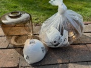 Sprzedam żyrandol szklany 