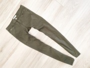 Stradivarius * spodnie rurki khaki * 36 S