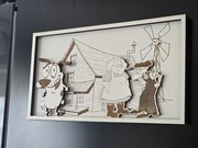 Magnes / Tabliczka 3D – Chojrak – tchórzliwy pies – grawer laserowy