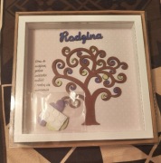 Ramka z napisem rodzina 