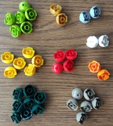 Lego 38 szt. Blocked Open Stud with Bottom Axle 