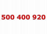 Złoty numer ____ 500 400 920 ____ Platynowy - ViP