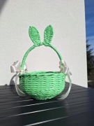 Koszyczek zajączek, Koszyczek wiklinowyz uszami zajączka 
