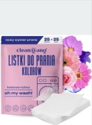 Cleangang Rewolucyjne listki do prania kolorów, 25 szt.