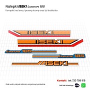 Naklejki nalepki traktorka ISEKI Landhope 185