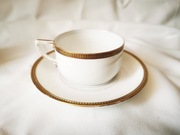 4 białe porcelanowe filiżanki do espresso Hutschenreuther Selb Bavaria