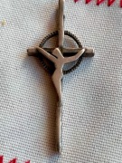 Warmet srebrny krzyżyk 