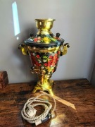 Samowar ręcznie malowany      