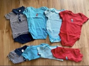 Komplet zestaw body dla bliźniaków bliźniaki 86 92