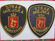 Straż Miejska - naszywki
