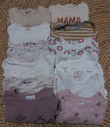 Body, półśpiochy i czapeczki rozmiar od 62 do 90 cm