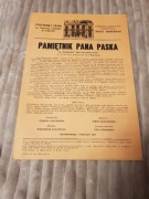 stara ulotka program teatr osterwy pamiętnik pana paska nr 784