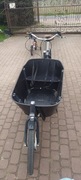 Rower cargo Babboe City – 7 biegów, osłona przeciwdeszczowa, dla 2 dzieci