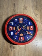 Zegar na ścianę z rakietami i kosmosem po angielsku