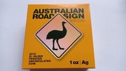 Australia 2015, Uwaga Emu ! , 1 oz Ag 0,999, Proof