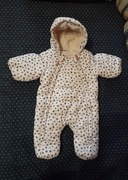 Ciepły Watowany NOWY kombinezon zimowy panterka H&M dla niemowląt