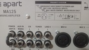 Apart MA125 wzmacniacz miksujący 100V 70V 50V